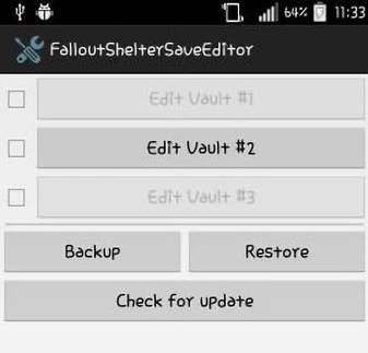 辐射避难所存档编辑器手机版(FalloutShelterSaveEditor) 辐射避难所存档编辑器手机版(FalloutShelterSaveEditor)