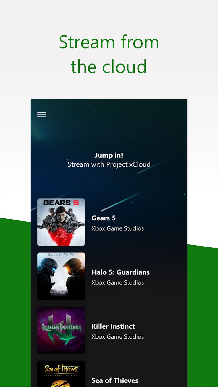 Xbox Game Streaming app