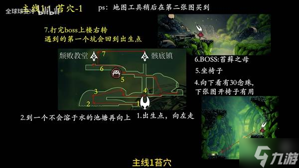 《空洞骑士丝之歌》全结局流程路线规划