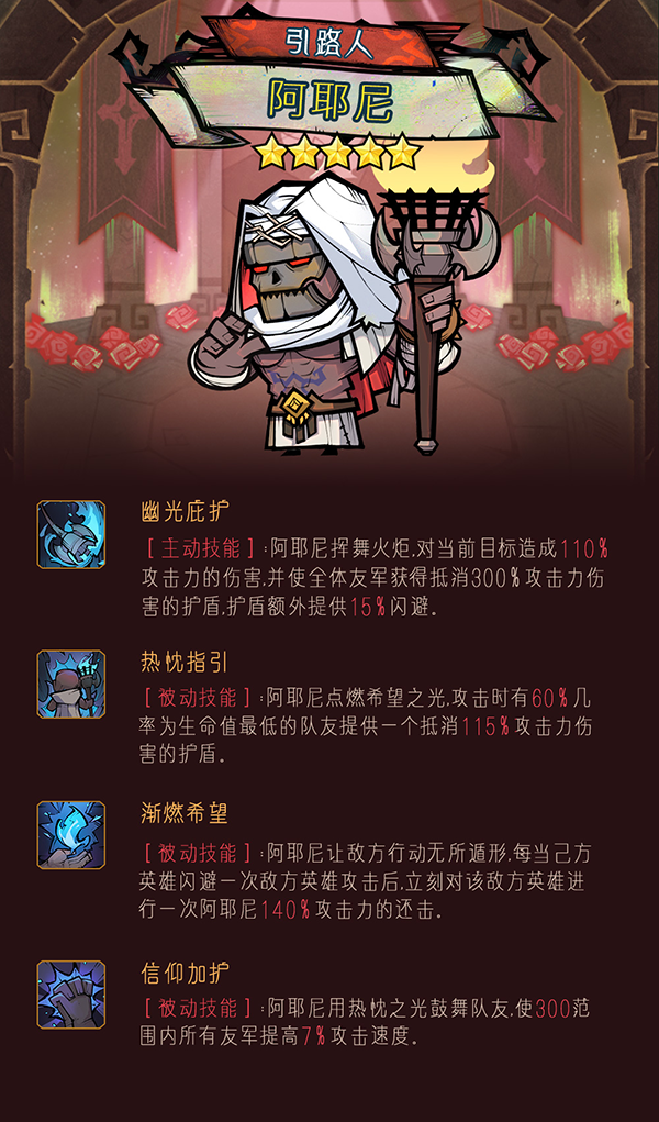 《艾尔多战记》英雄图鉴——精英战神引路人