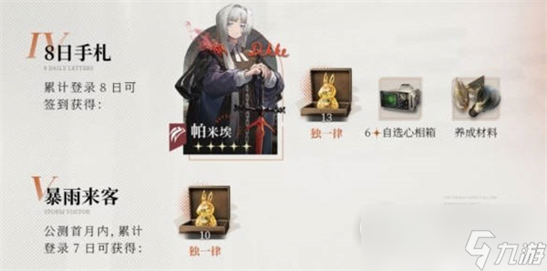 重返未来1999公测福利有哪些