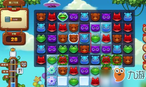 开心消消乐隐藏关170关攻略