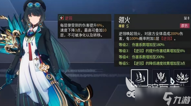 伊瑟逆翎角色如何 伊瑟逆翎技能一览