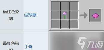 《我的世界》游戏中的染色技巧 各色染料合成介绍