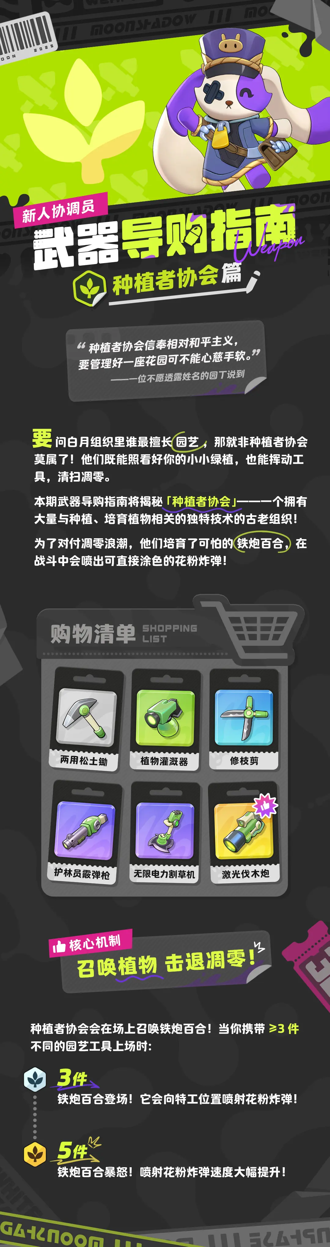 武器导购指南-种植者协会篇
