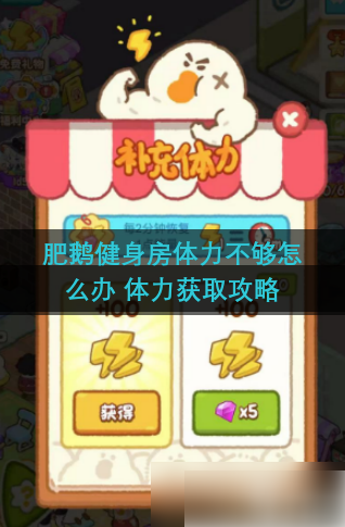 肥鹅健身房无限体力怎么获得 体力获取攻略