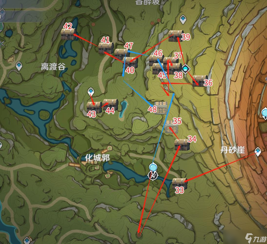 原神须弥宝箱全收集—— 33-48篇