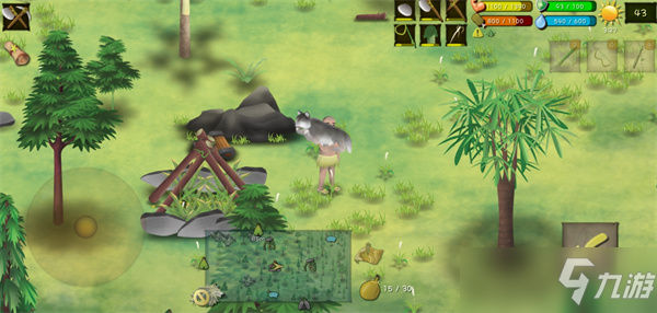 挨饿荒野怎么引狼入陷阱