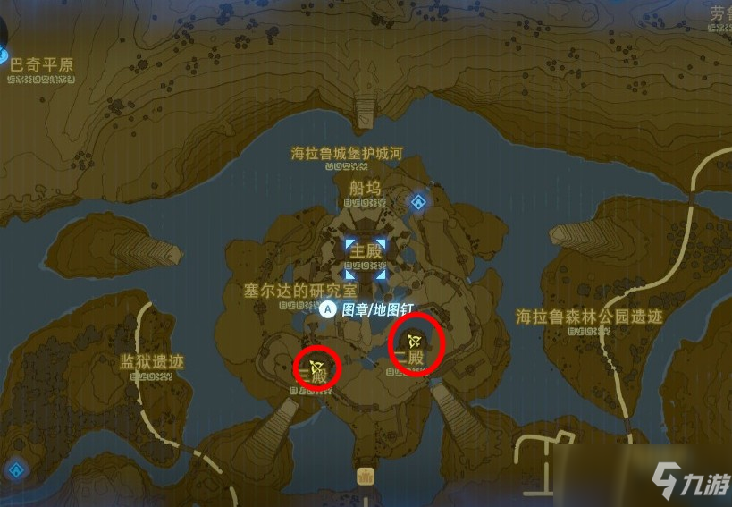 塞尔达莱尼尔位置