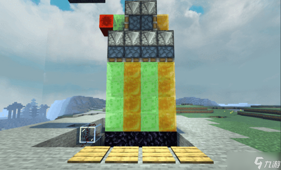 我的世界升降门怎么做