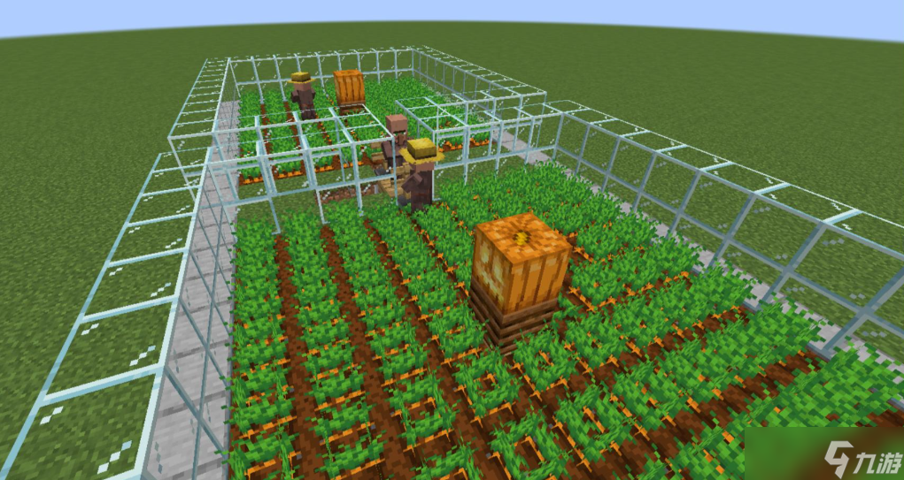 我的世界怎么自动收割农作物