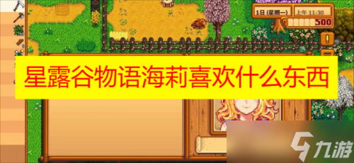 星露谷物语海莉喜欢啥