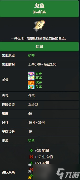 星露谷物语鬼鱼怎么获得