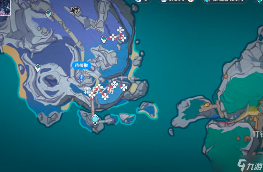 原神霜盏花全收集路线攻略