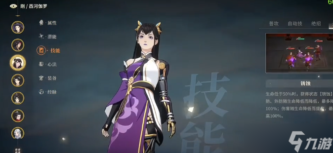 对决剑之川西河伽罗角色介绍