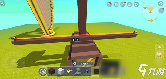 迷你世界微缩道具教程 教你如何制作二胡模型