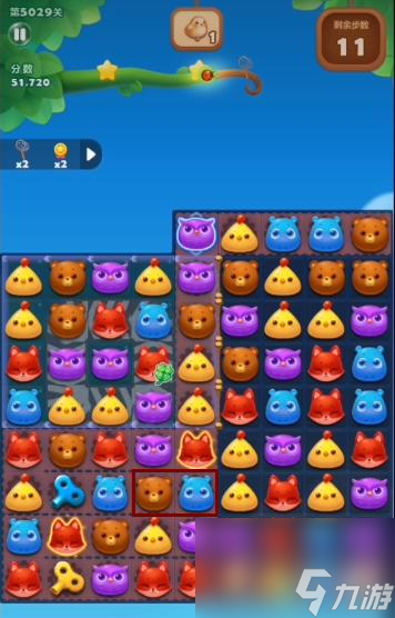 开心消消乐5029关怎么过? (开心消消乐5029关)