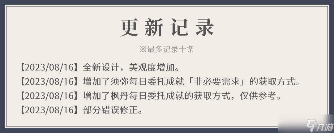 原神原神·成就丨截至V4.0,每日委托成就一图流汇总