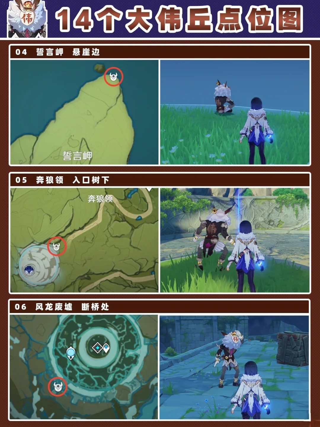 原神大伟丘在哪里?