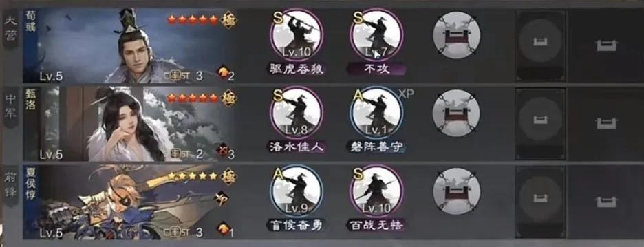 率土之滨开荒体系有哪些