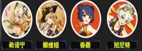 原神二命希诺宁要怎么组队?