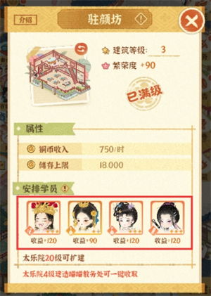 某某朝的女子乐坊城建要怎么规划?