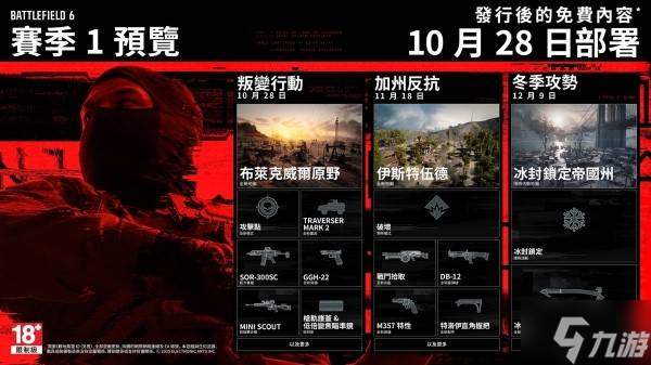 《战地6》第一赛季新增内容及更新路线图介绍 第一赛季有什么活动