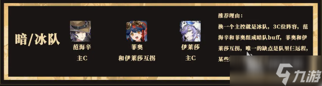 辉烬冰队玩法技巧 辉烬冰队搭配技巧一览