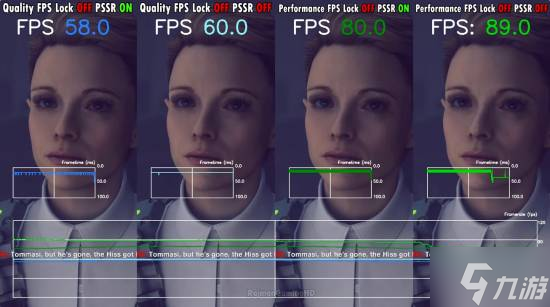 PS5Pro《控制》帧率上限解除后画面对比 能跑90帧