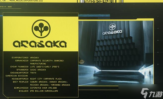 荒坂企业 探索《赛博朋克2077》背后的实力企业荒坂