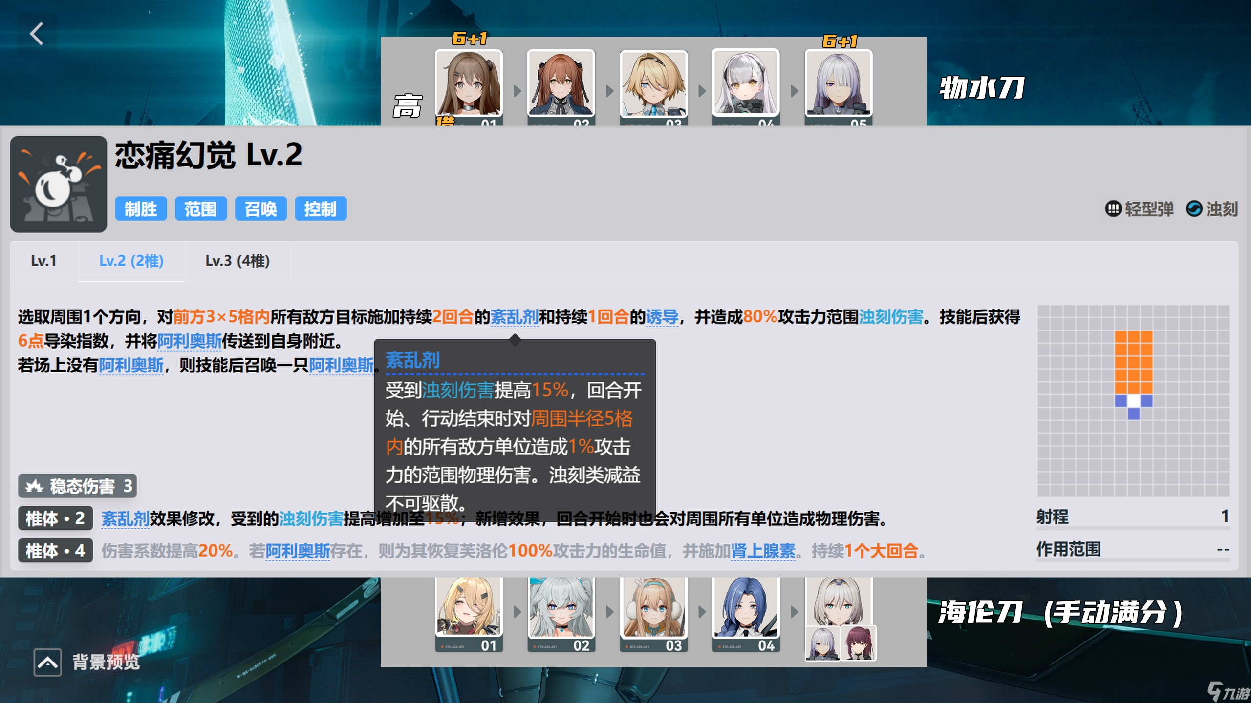 少女前线2 追放海伦抖M杂技队满分 全体系会战一图流配队攻略
