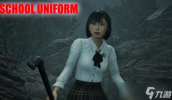 《寂静岭f》学院风套装MOD 血渍斑驳的校徽 撕裂的百褶裙